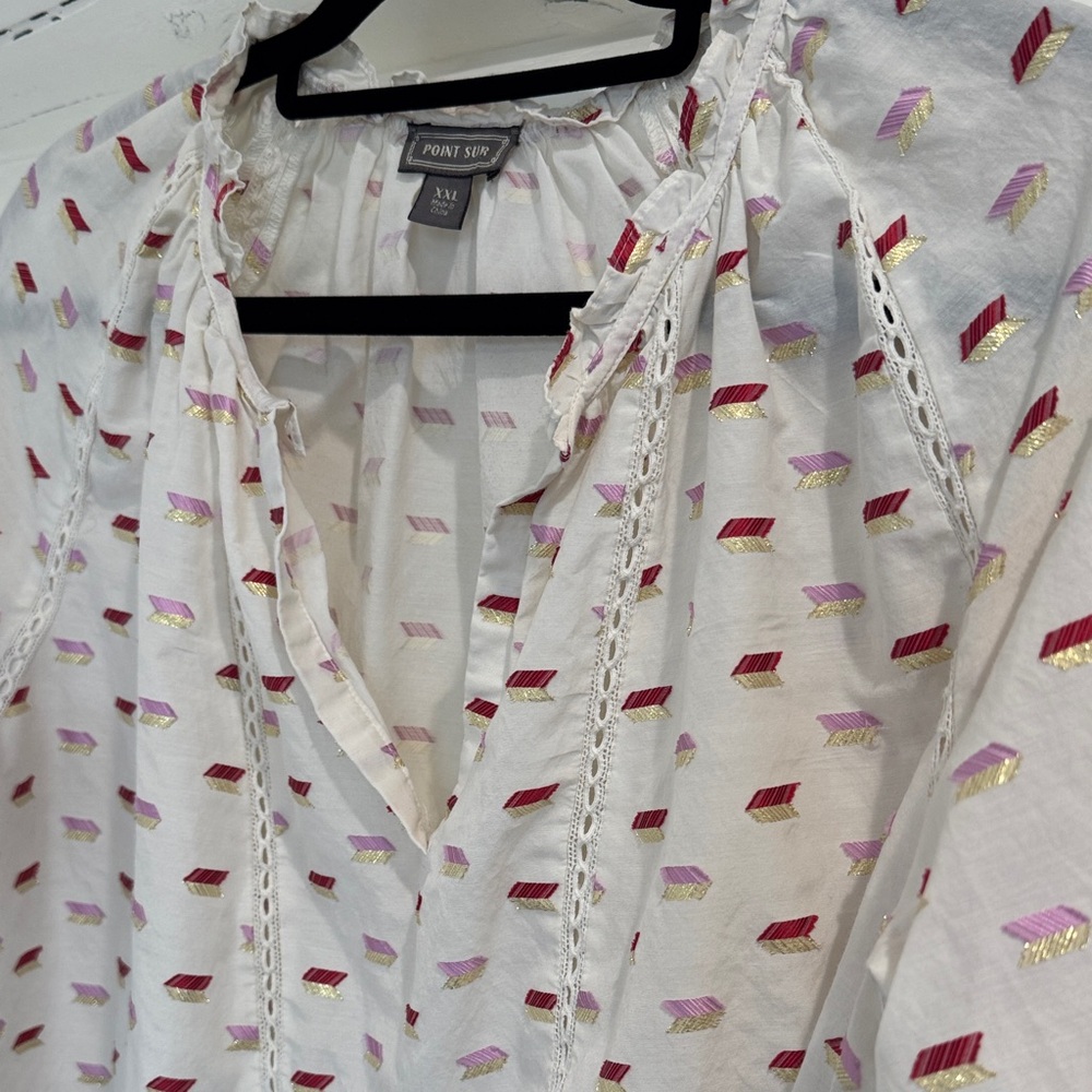 Point Sur blouse - Picture 3 of 6
